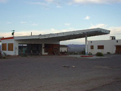 Route 66 gas station in Ludlow, CA